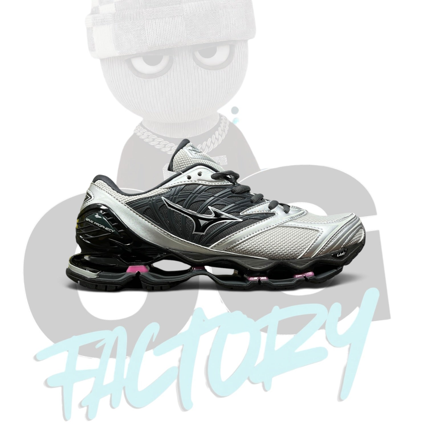 Mizuno Wave Prophecy 8 Silver Metallic