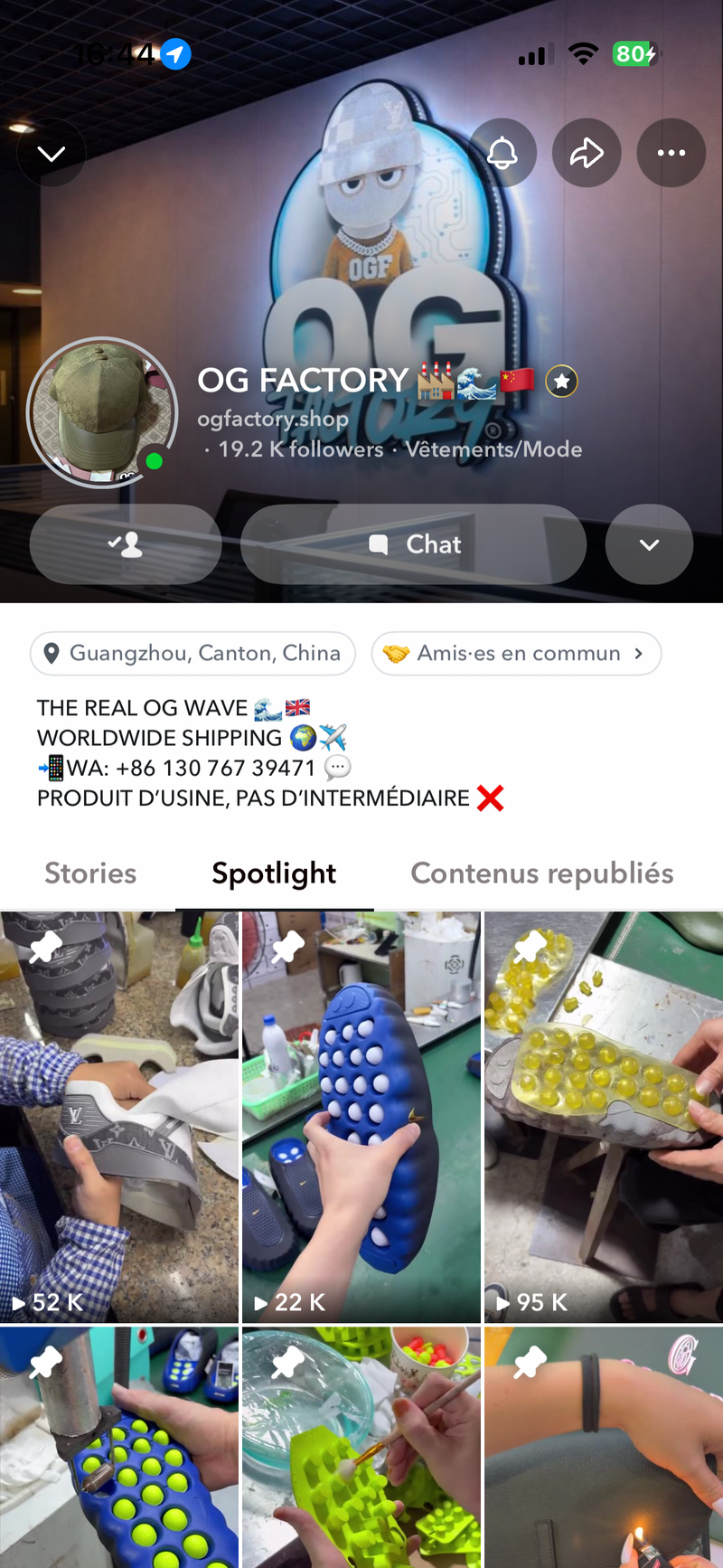 Contact Snapchat